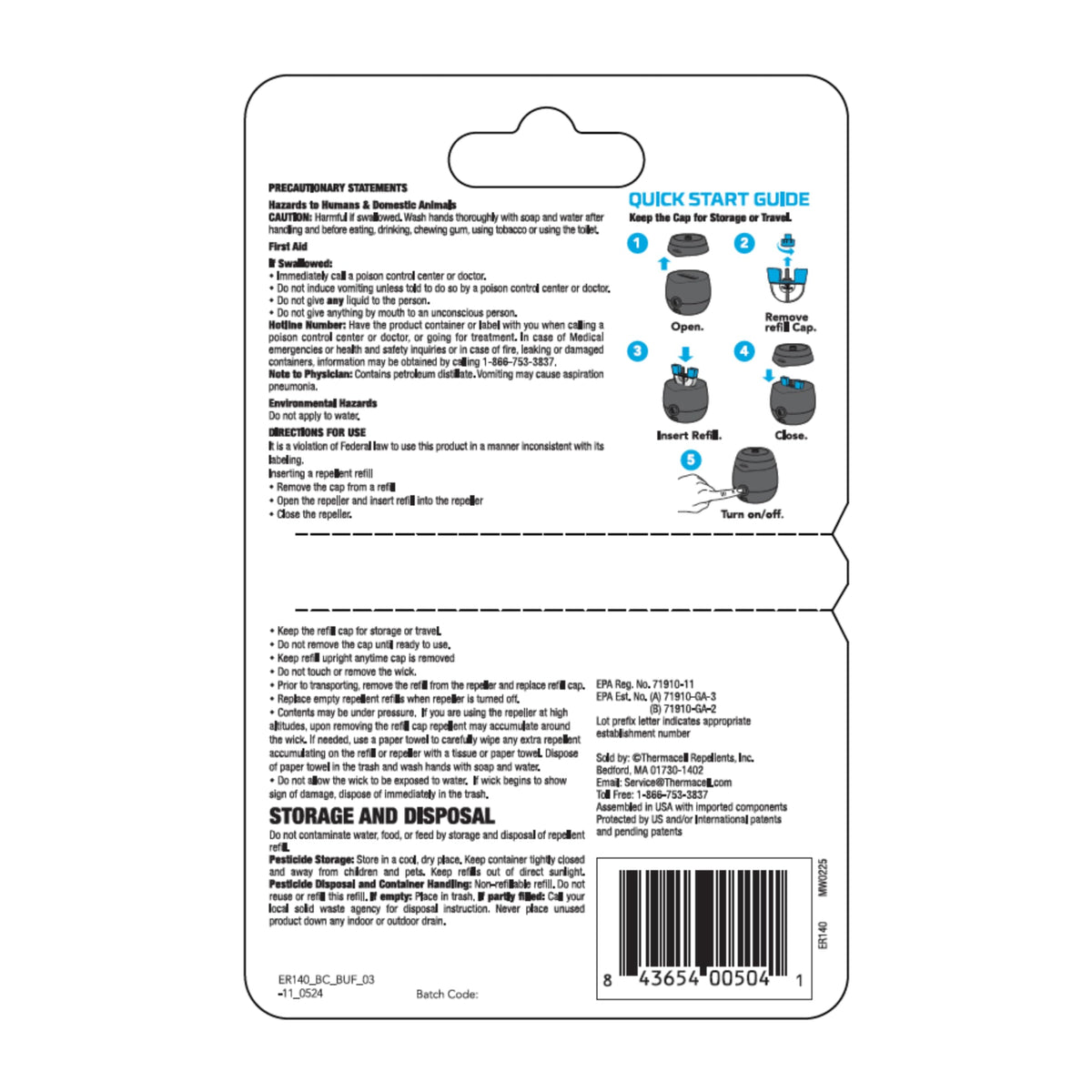 Mosquito Repellent Refill I2318