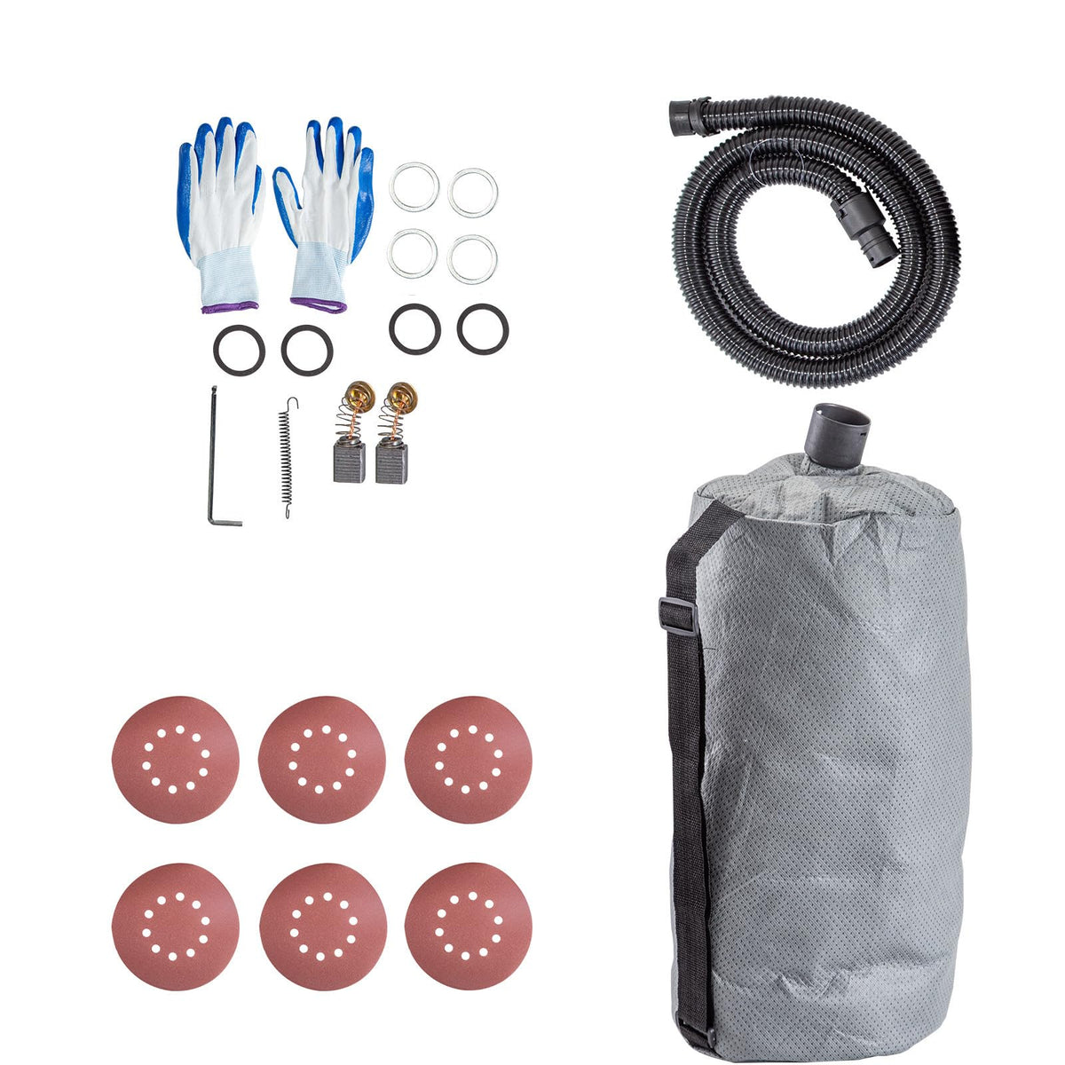 850W Variable Speed Electric Drywall Sander with Vacuum Bag U8935