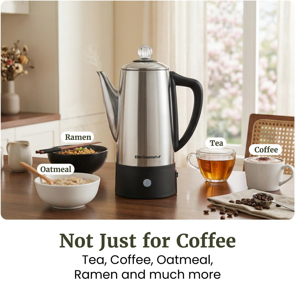 6-Cup Electric Coffee Percolator U687622