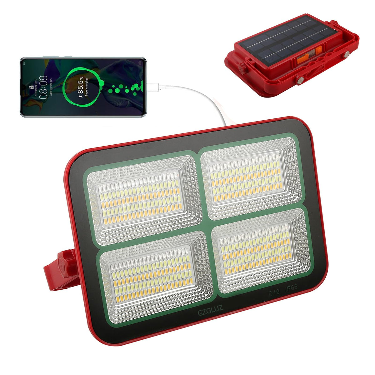 Portable Rechargeable Magnetic Work Light 16500mAh 200W 15000LM IP69 K6432
