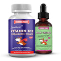 Vitamin B12 Chewable Tablets Plus Milk Thistle Drops 90 Chews 2 Ounces S20022