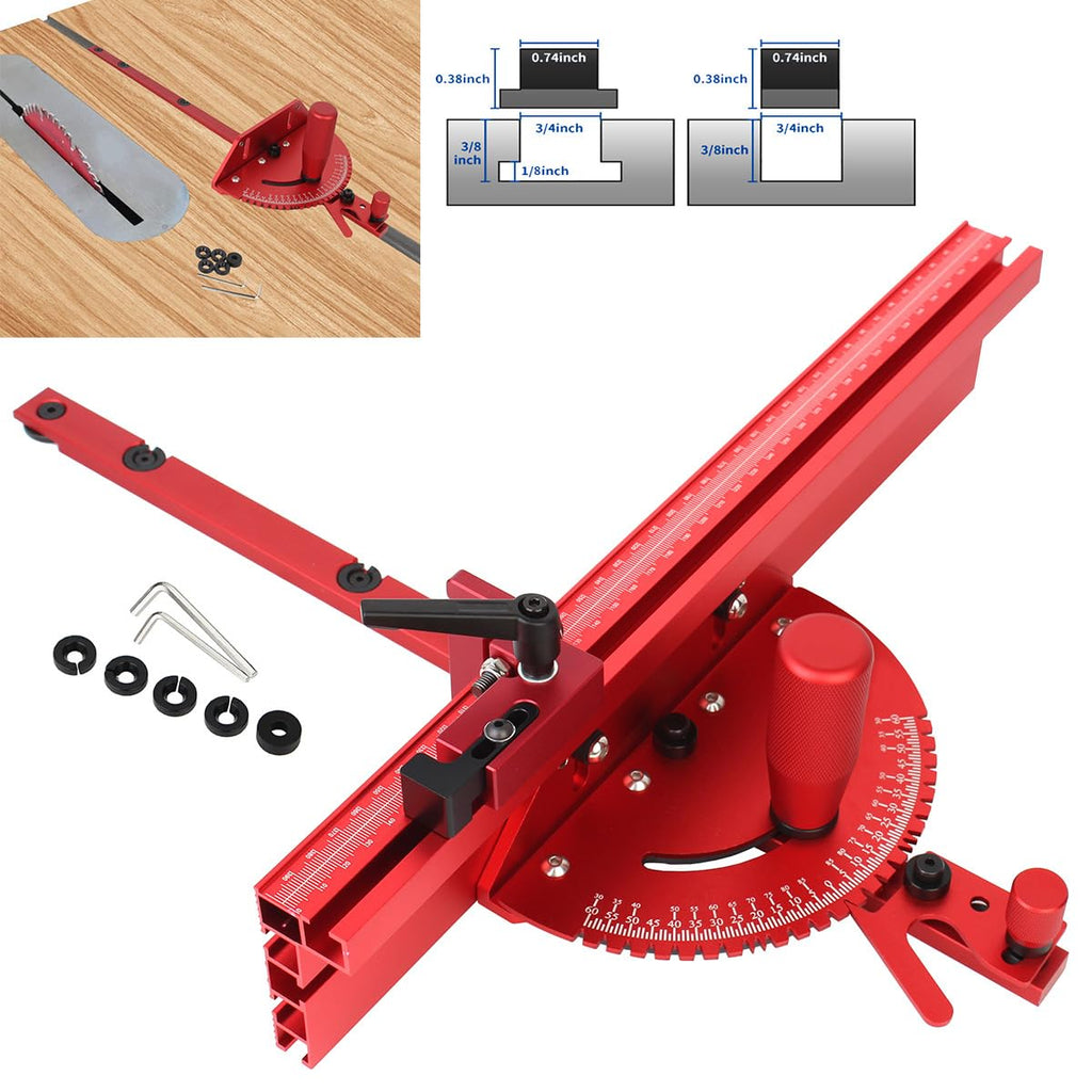 Table Saw Precision Miter System with Miter Fence & Bar Y841689