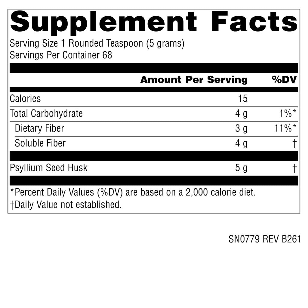 Psyllium Husk Powder, 12 oz M9022
