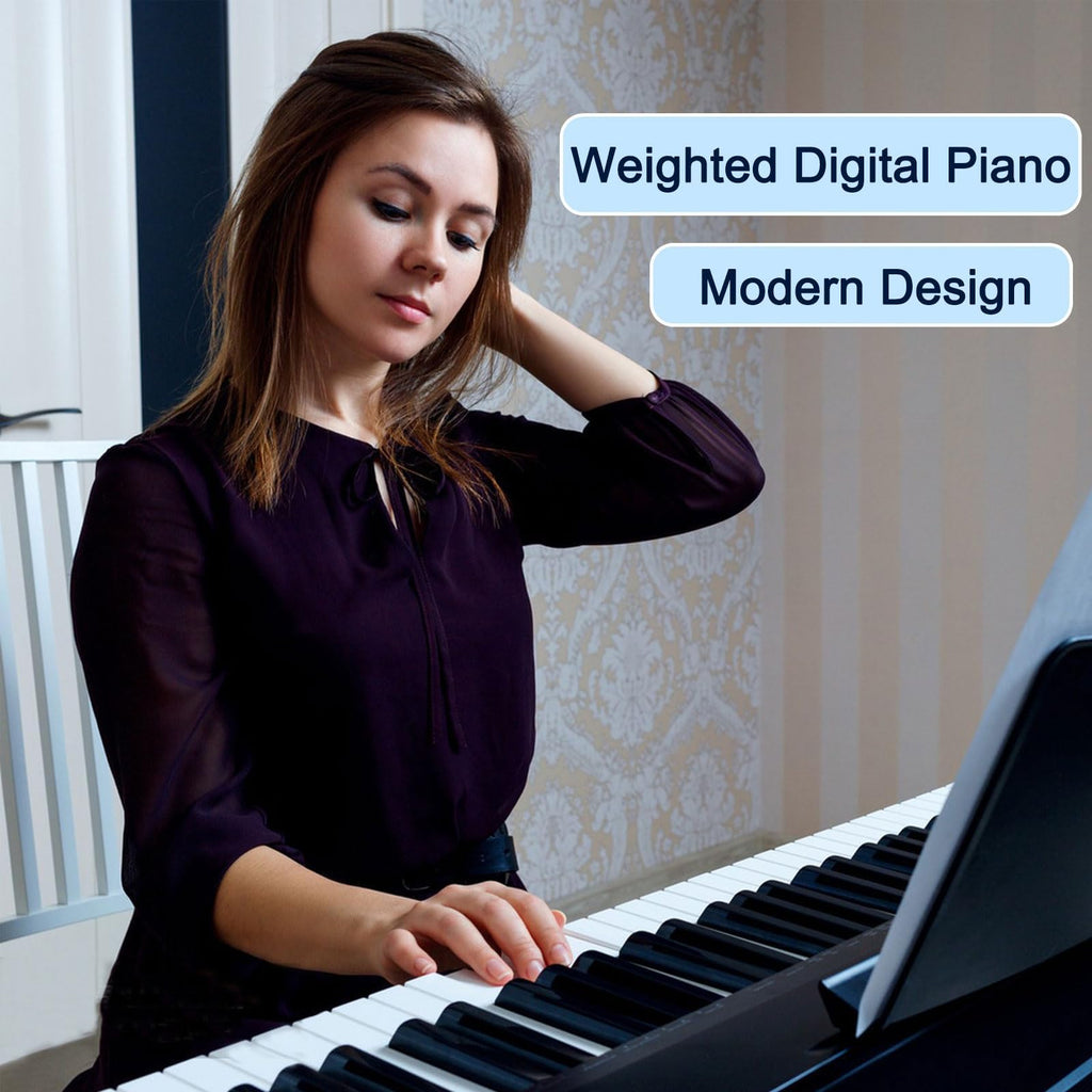 88 Key Semi Weighted Digital Piano with Stand Q824627