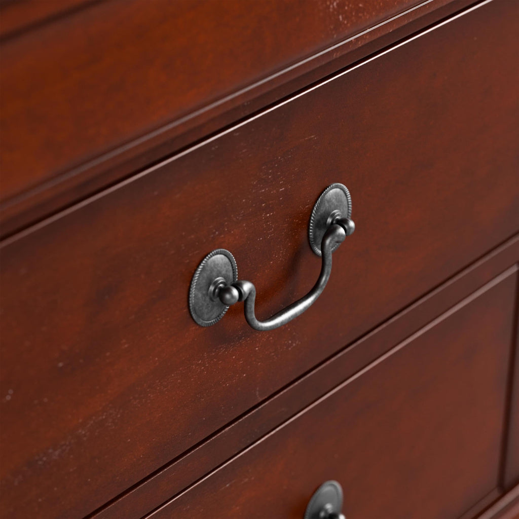 Solid Wood 2-Drawer Nightstand Set X7049
