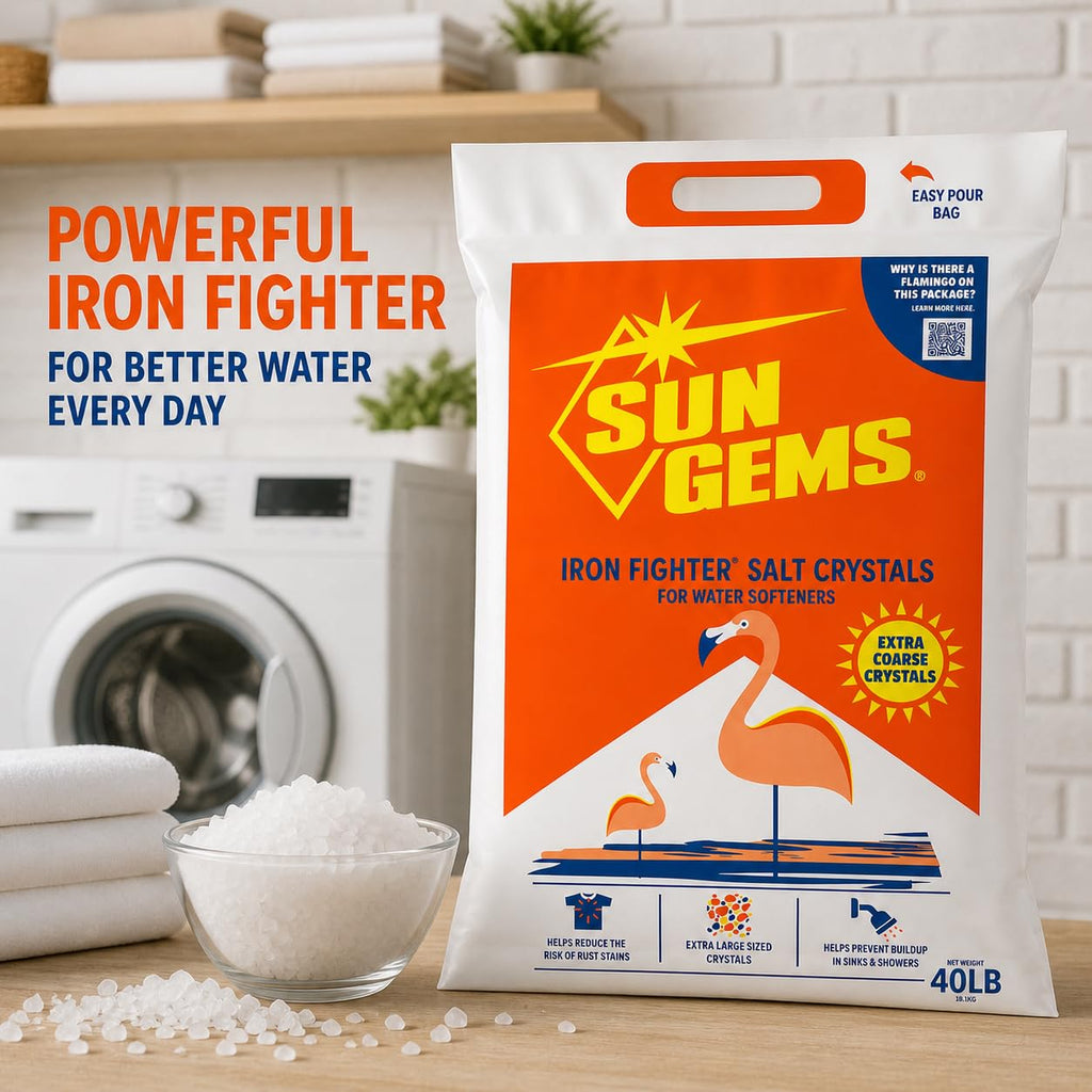 Water Softener Salt Crystals 40 lb 2 Pack B7262