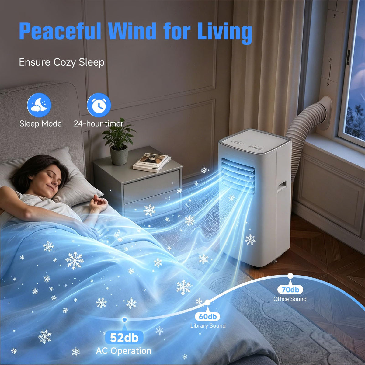8500 BTU Portable Air Conditioner V10889