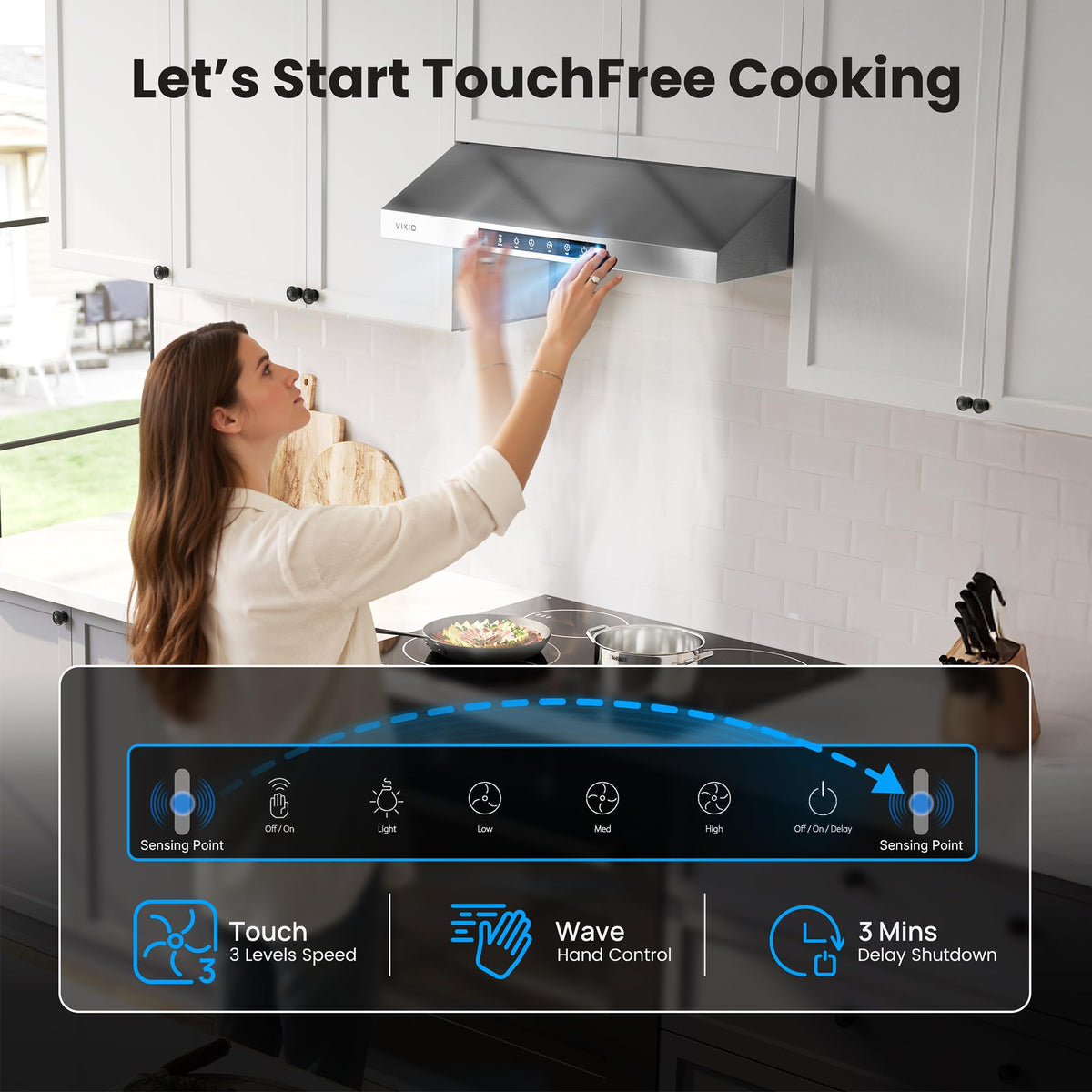 30 Inch Under Cabinet Range Hood 900 CFM Dual Motor S267318