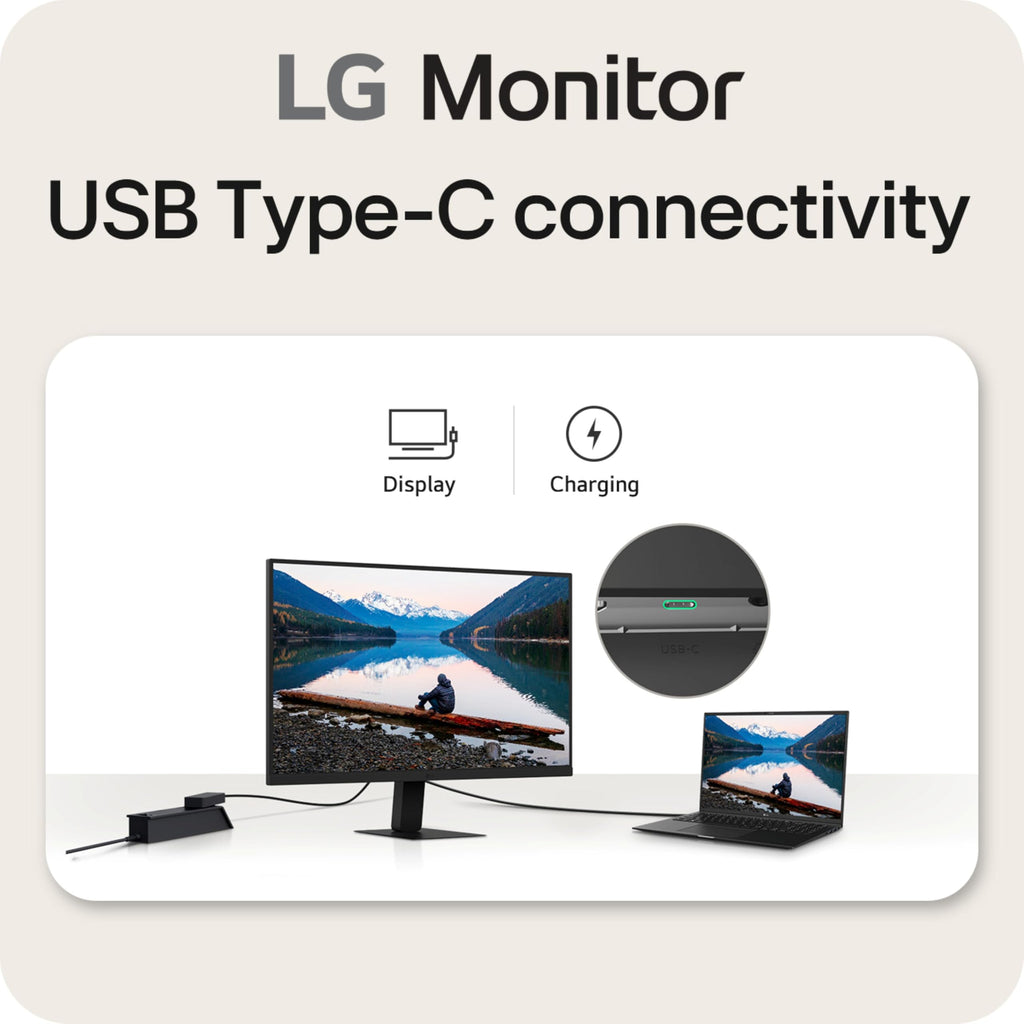 32-inch QHD IPS Computer Monitor, 100Hz, Black E6265