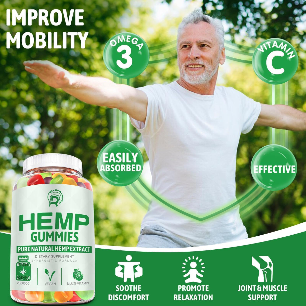 High Potency Hemp Gummies 2 Pack I8844