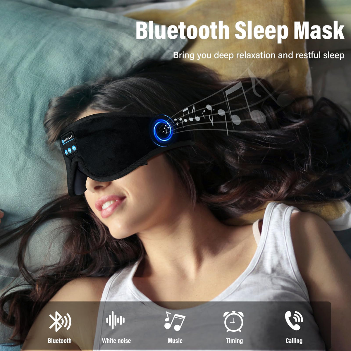 Sleep Mask with Bluetooth Headphones U71170