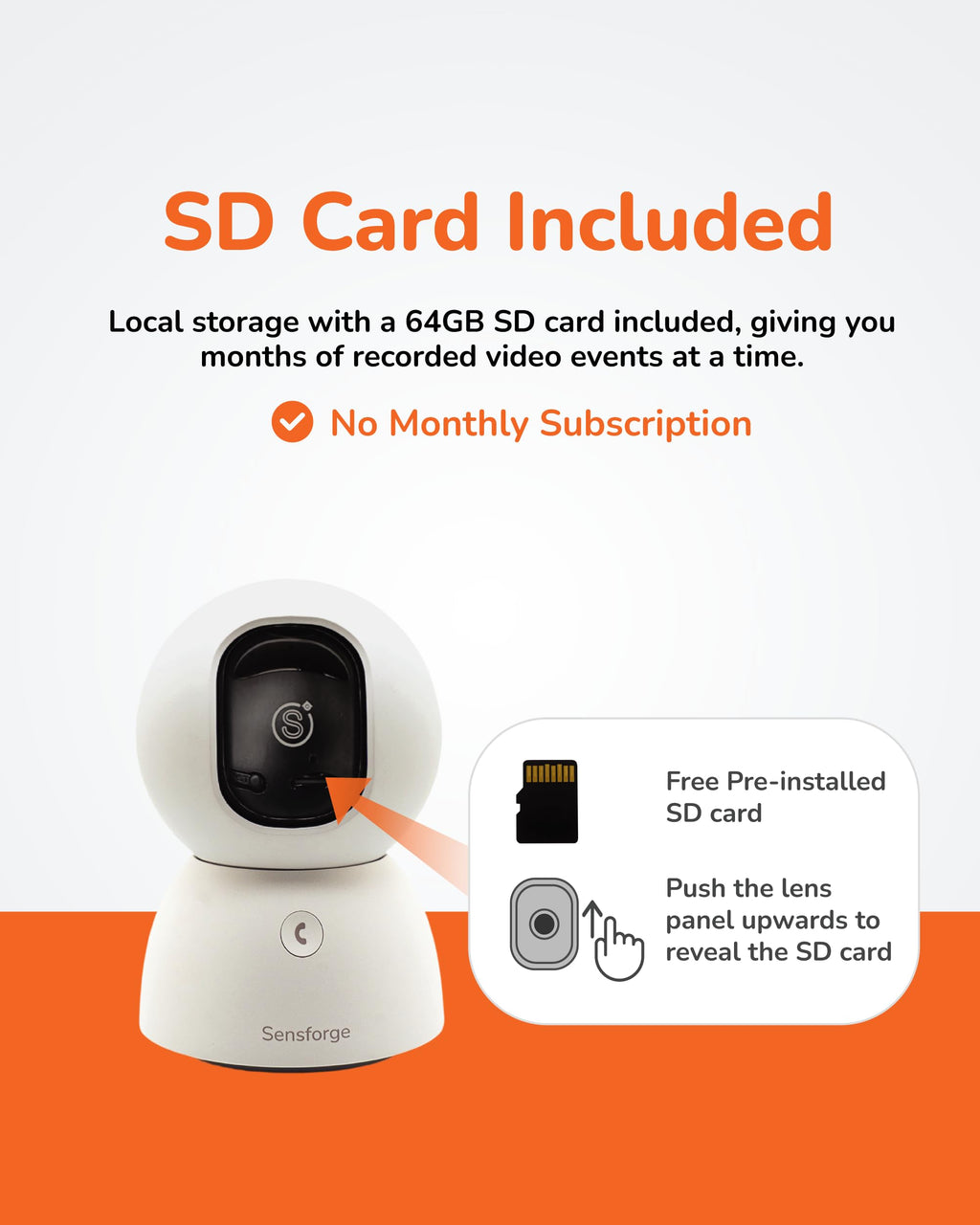 2.5K Indoor Pan-Tilt Security Camera R90478