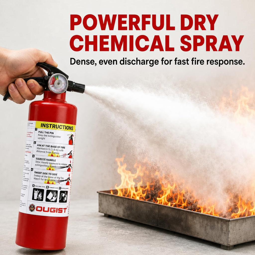 2.5 lb Rechargeable Dry Chemical Fire Extinguisher 4 Pack K590