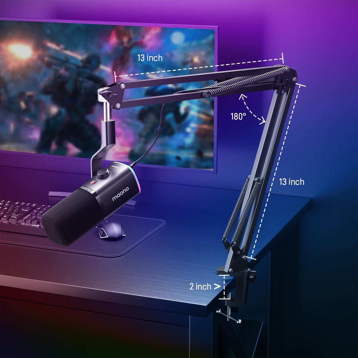 XLR USB Dynamic Gaming Microphone C239173