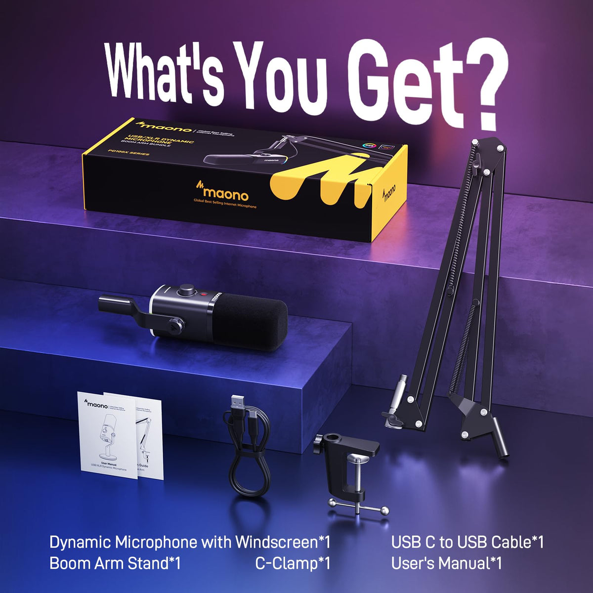 XLR USB Dynamic Gaming Microphone C239173