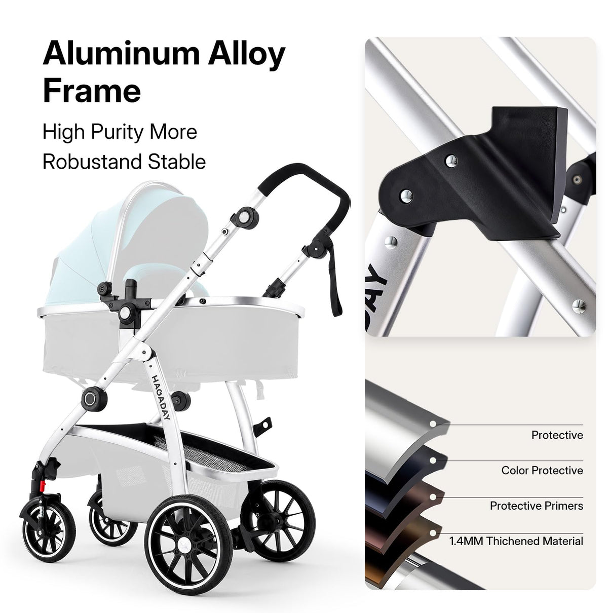 2-in-1 Reversible Baby Stroller O602571