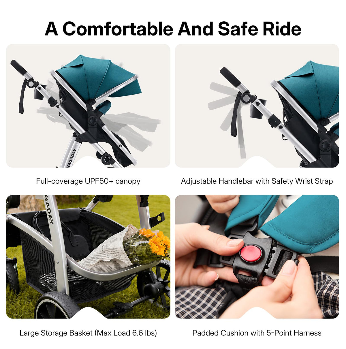 2-in-1 Reversible Baby Stroller O602571