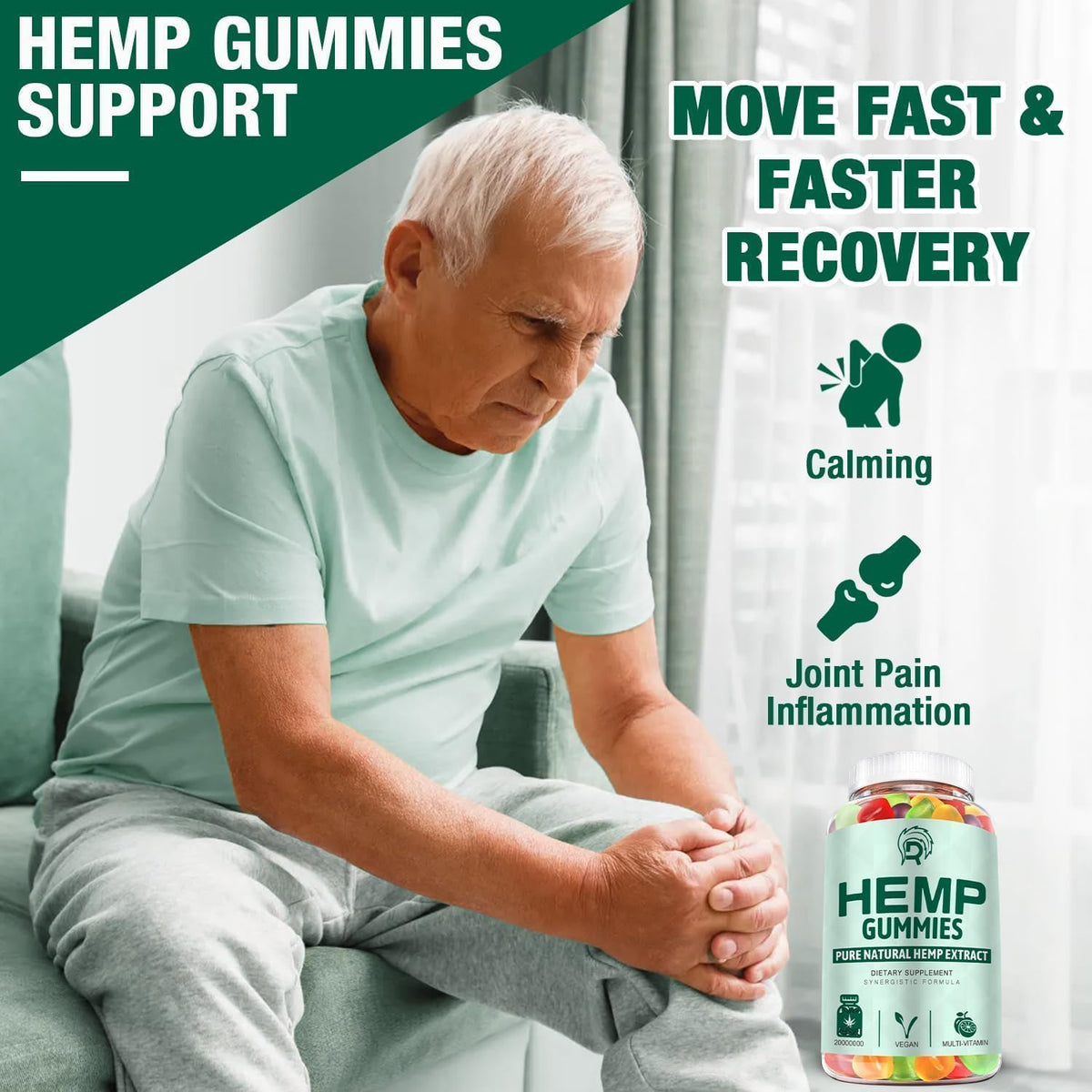 High Potency Hemp Gummies 2 Pack I8844