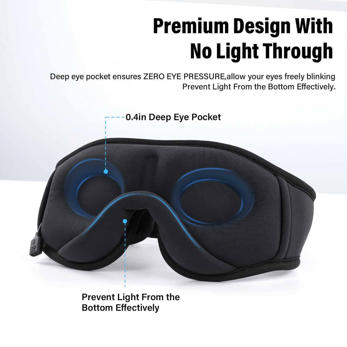 Sleep Mask with Bluetooth Headphones U71170