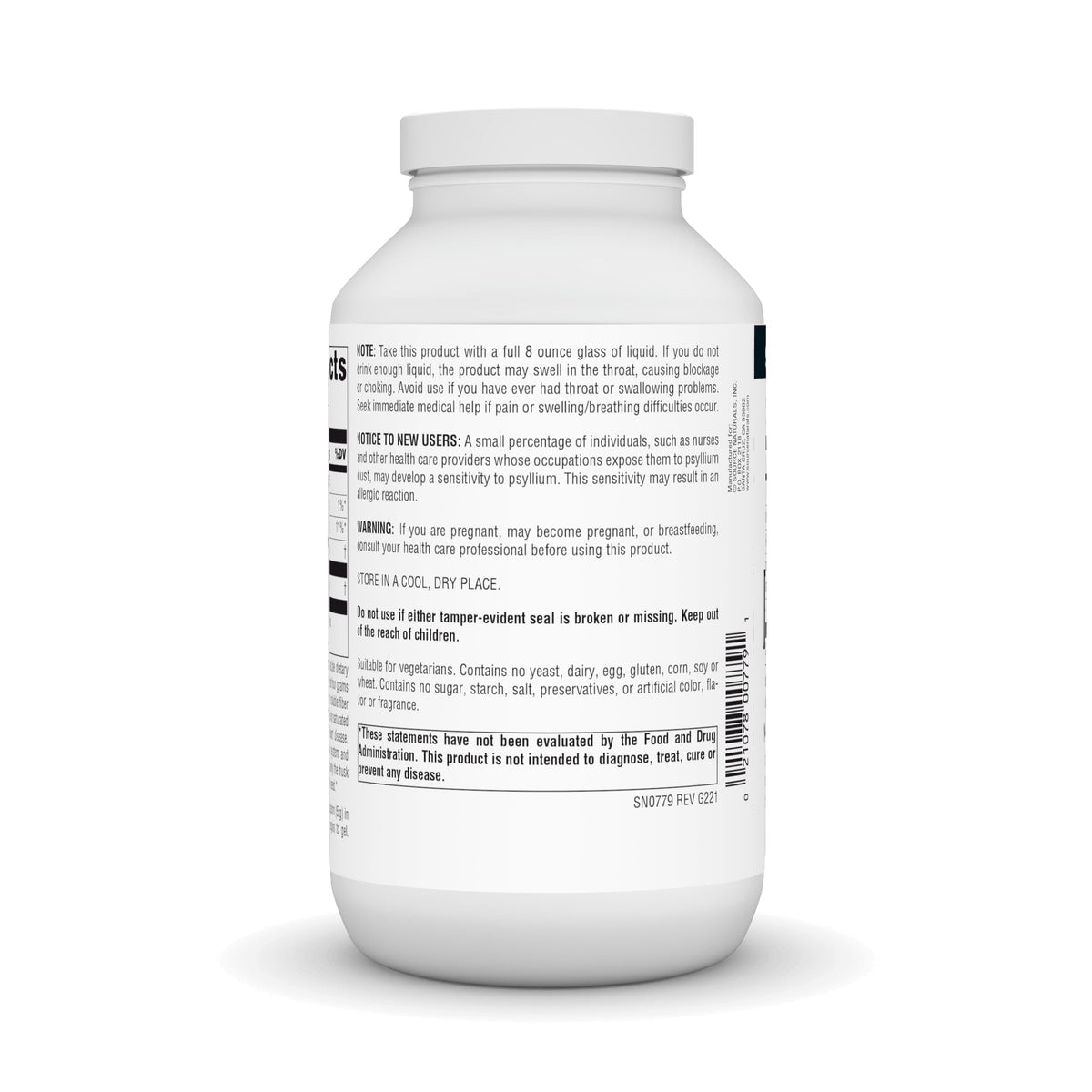 Psyllium Husk Powder, 12 oz M9022