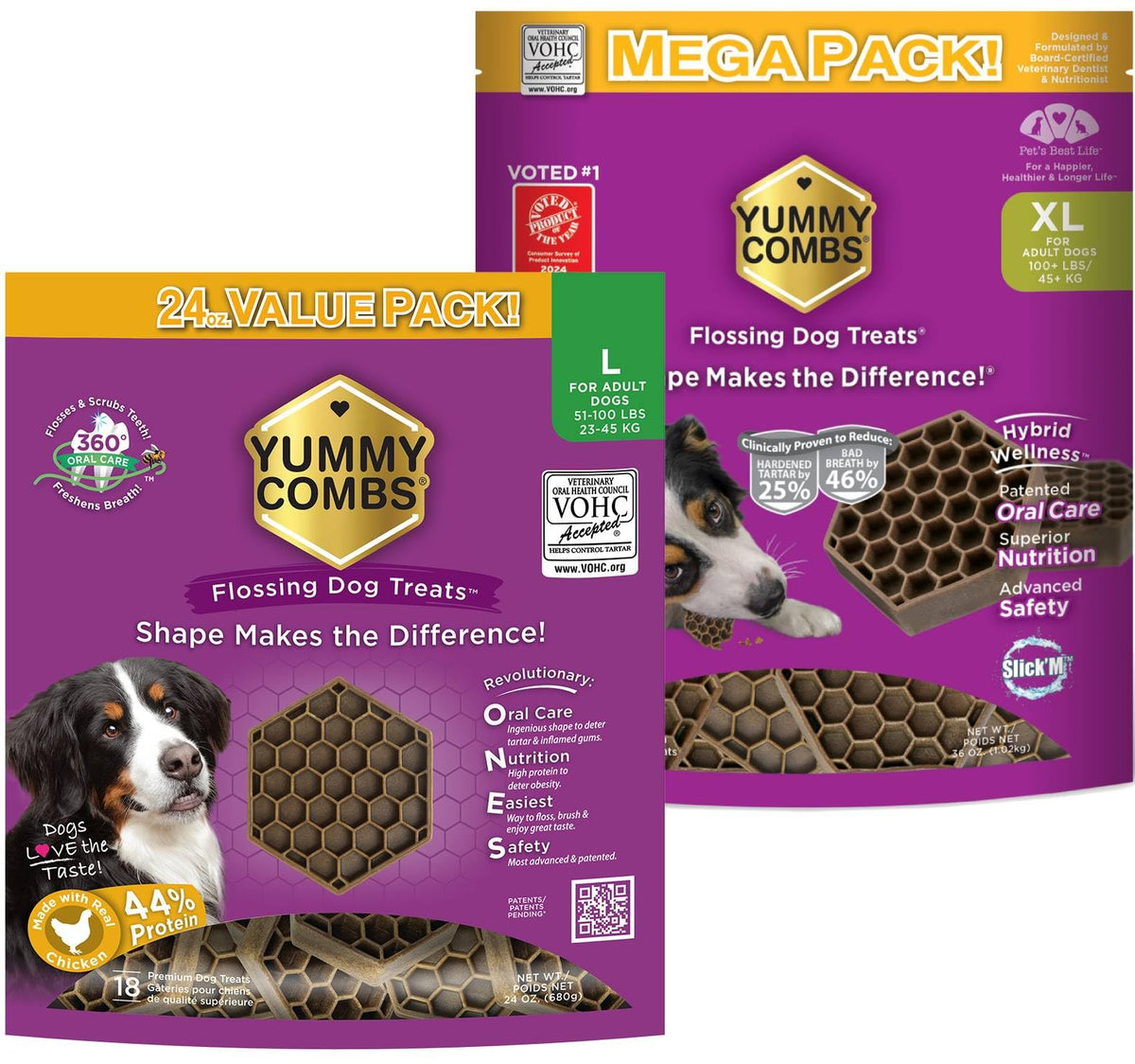 Chicken Dog Dental Treats 24oz & 36 oz D785