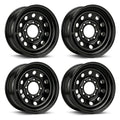16x6 Black Modular Steel Trailer Wheels 8 Lug T72800