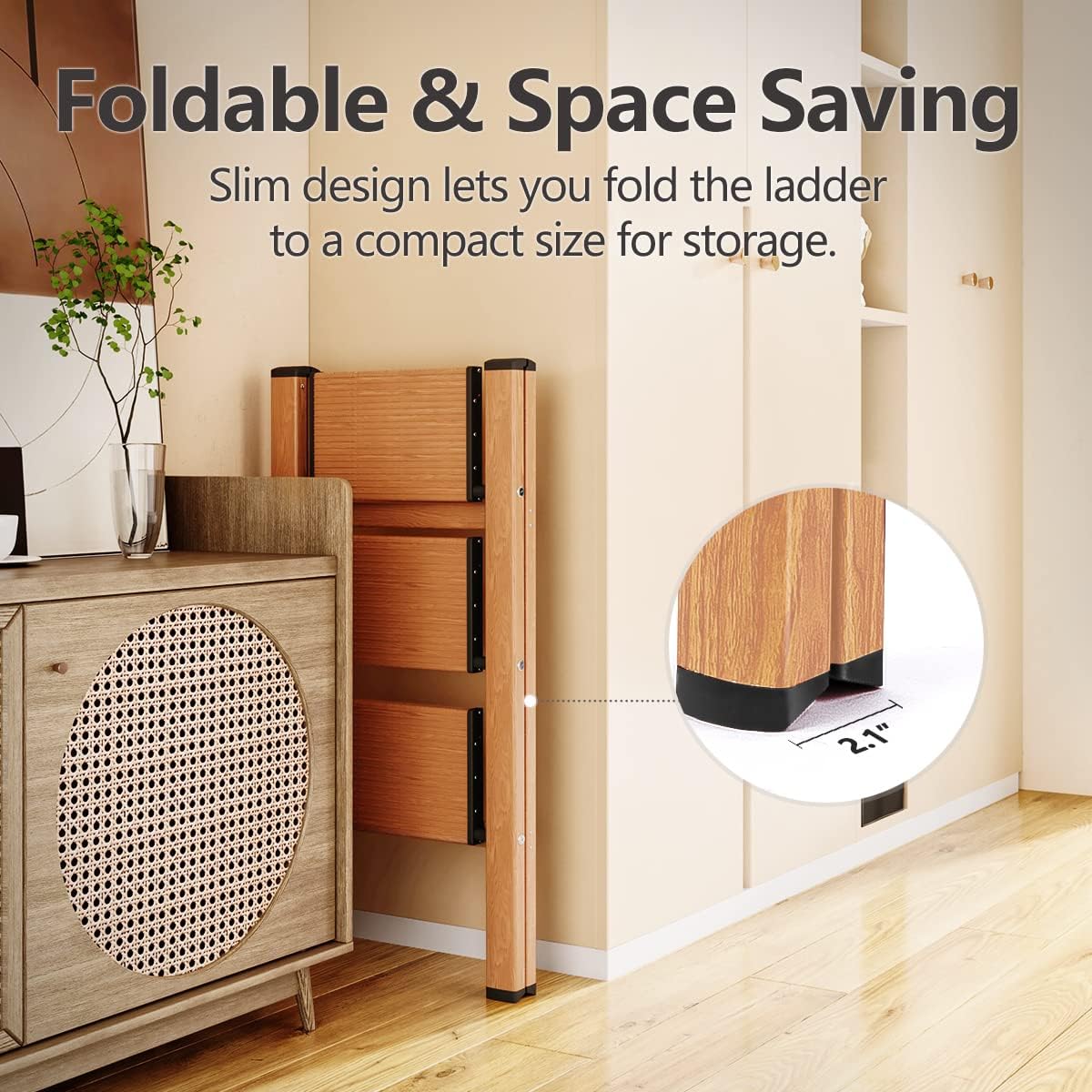 3 Step Lightweight Folding Step Stool V144