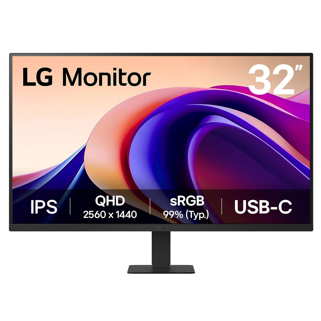 32-inch QHD IPS Computer Monitor, 100Hz, Black E6265