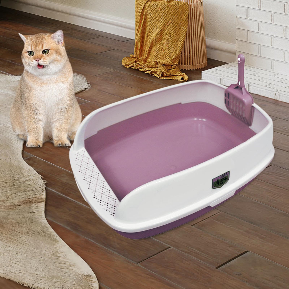 Pink Cat Litter Box U977467