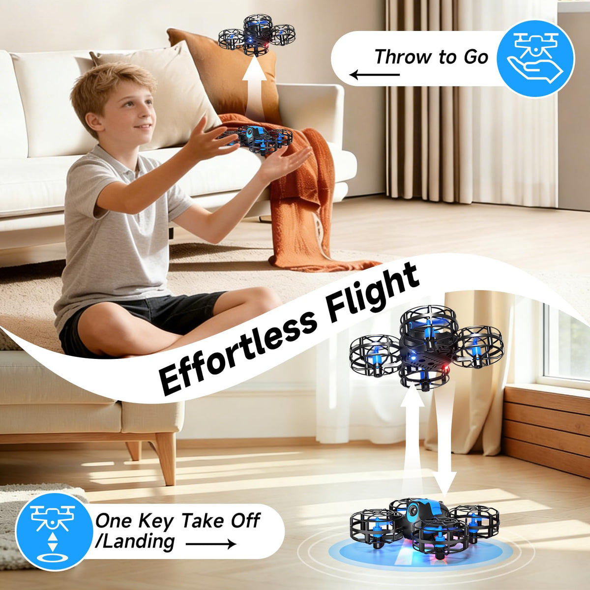 Mini Drone with 2 Batteries N264435