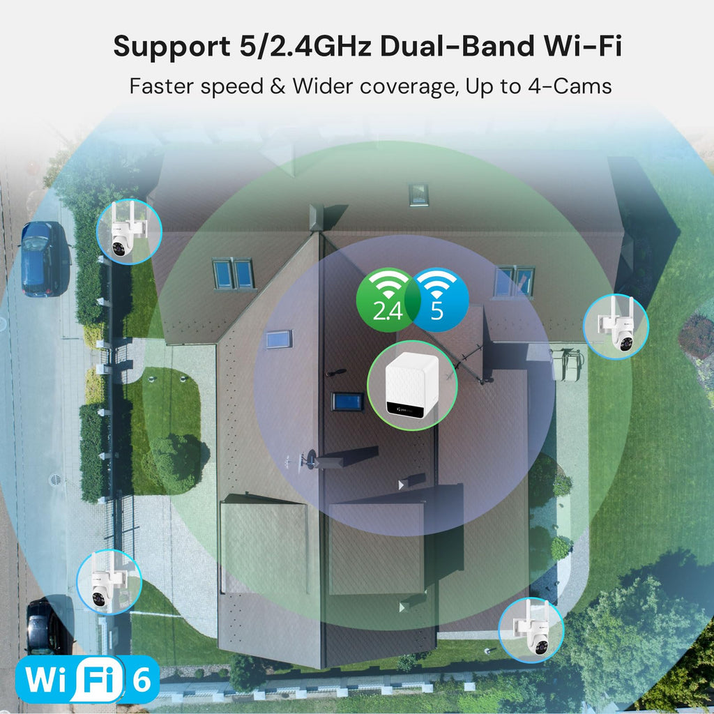 4MP Solar Wireless Security Cameras V790314