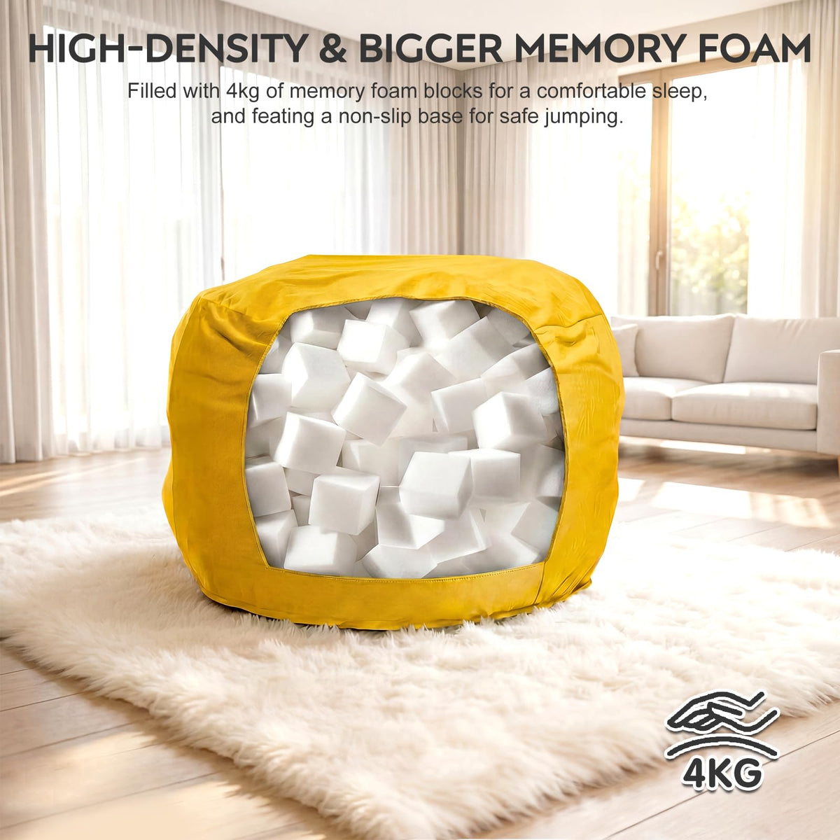 Convertible Foam Lazy Sofa Bed W20373