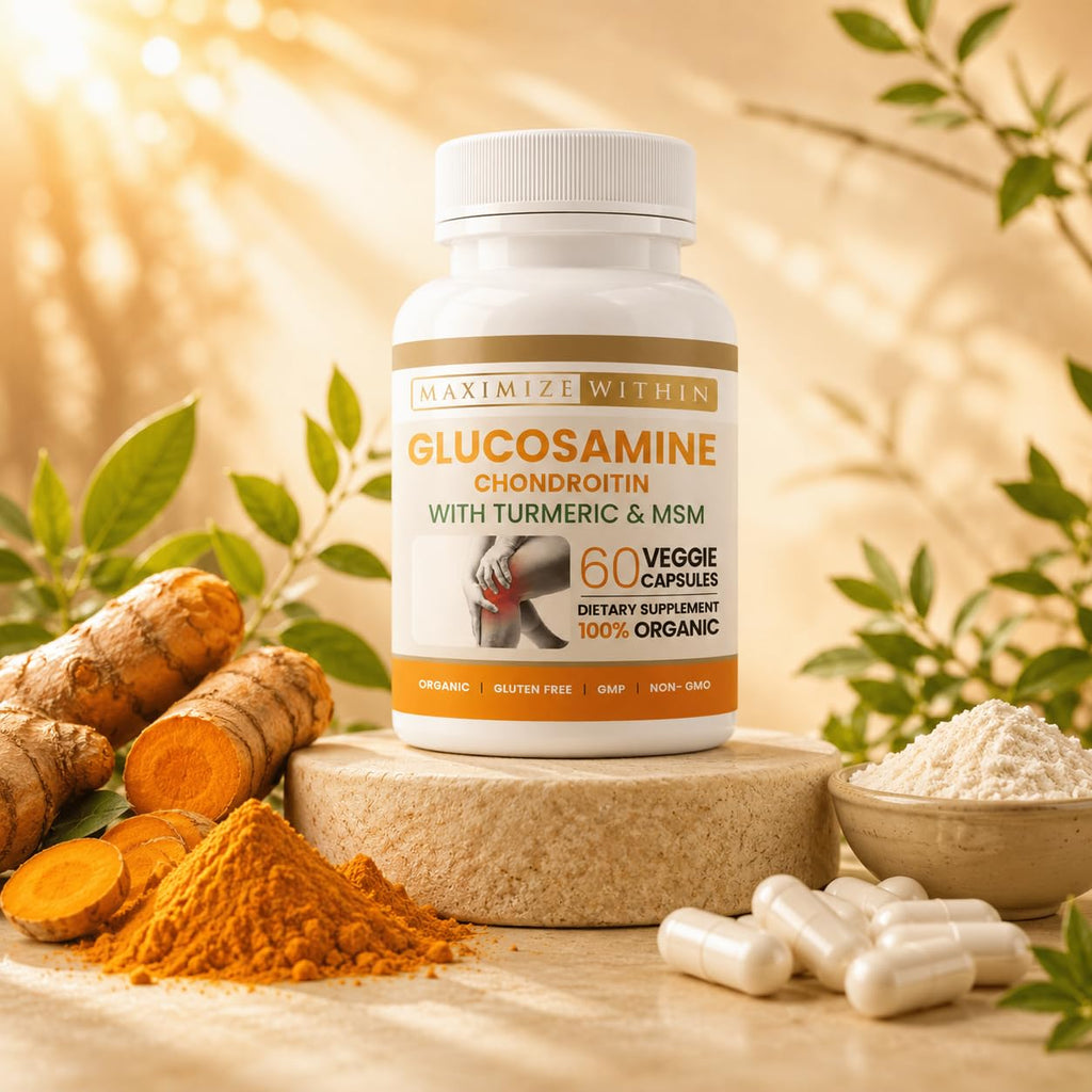 Glucosamine Chondroitin Turmeric MSM 60 Veggie Capsules L860