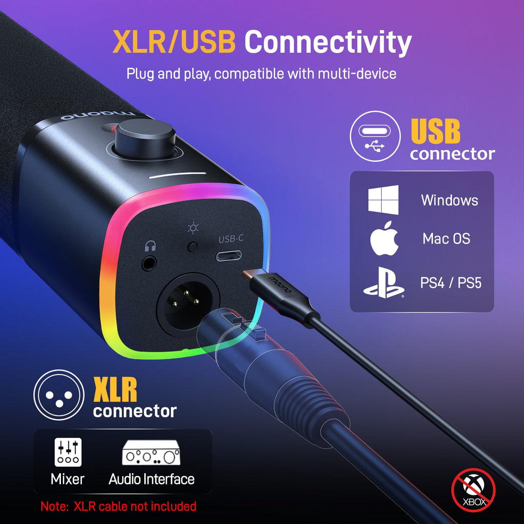 XLR USB Dynamic Gaming Microphone C239173