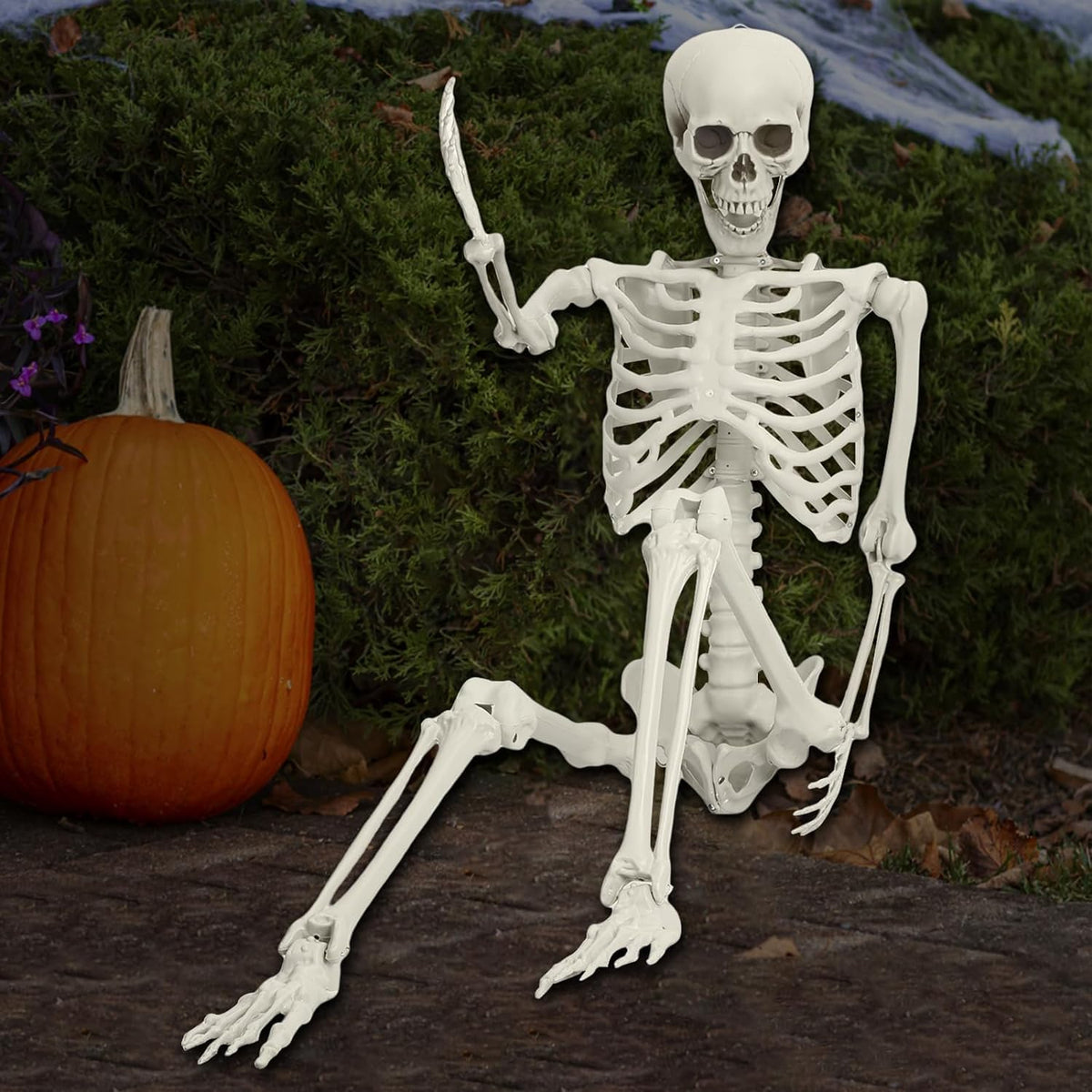 5.4ft Posable Plastic Skeleton N51936