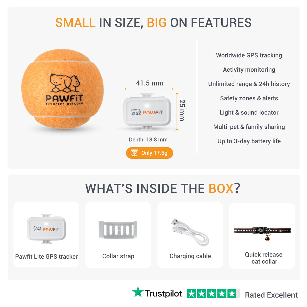 4G GPS Cat Tracker Ultra-Light P50349