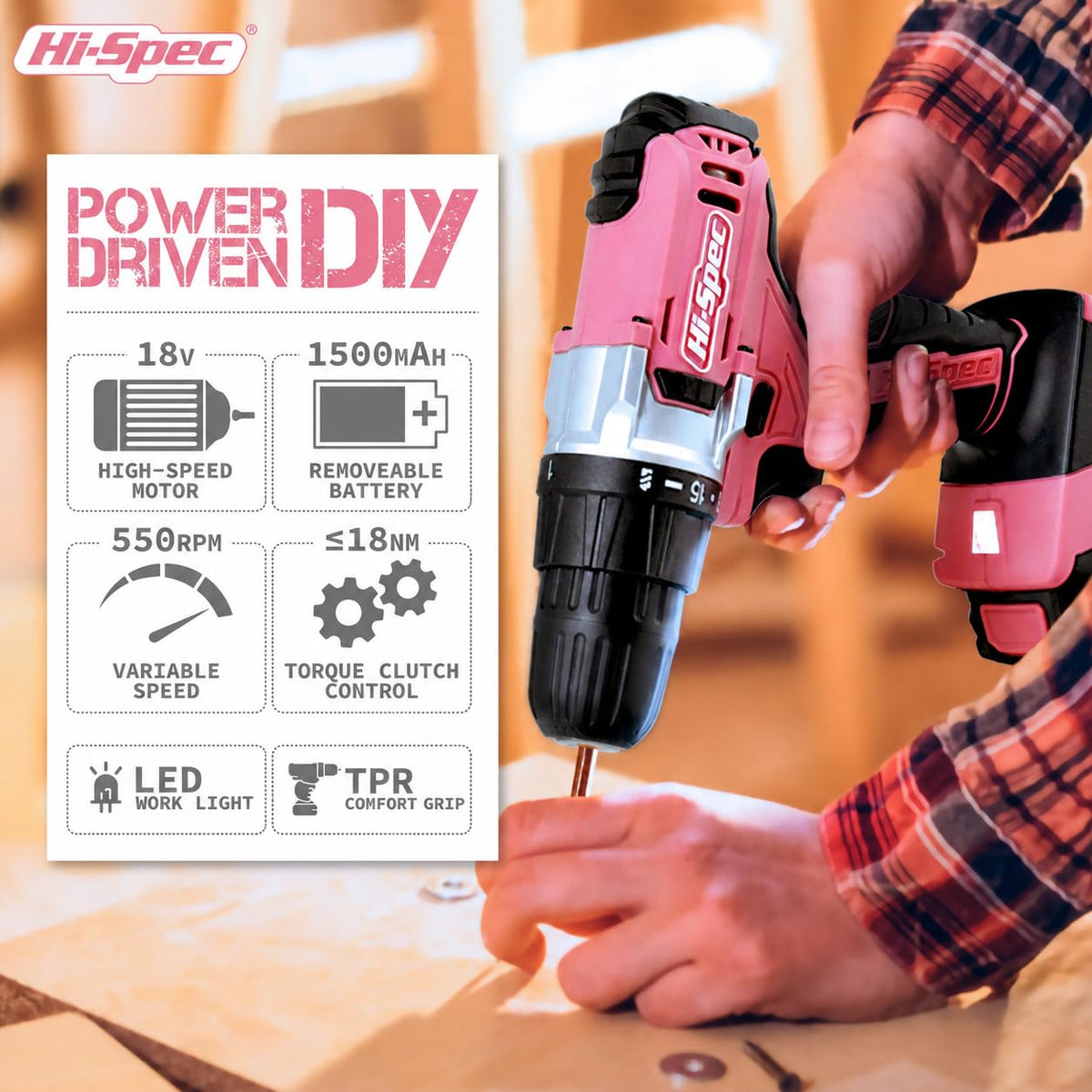 18V Cordless Drill Tool Set F771