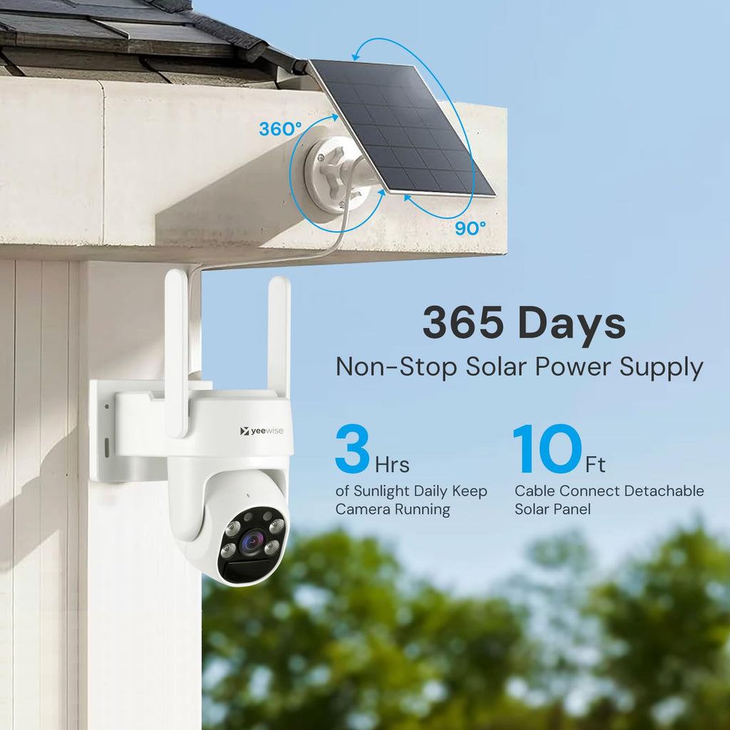 4MP Solar Wireless Security Cameras V790314