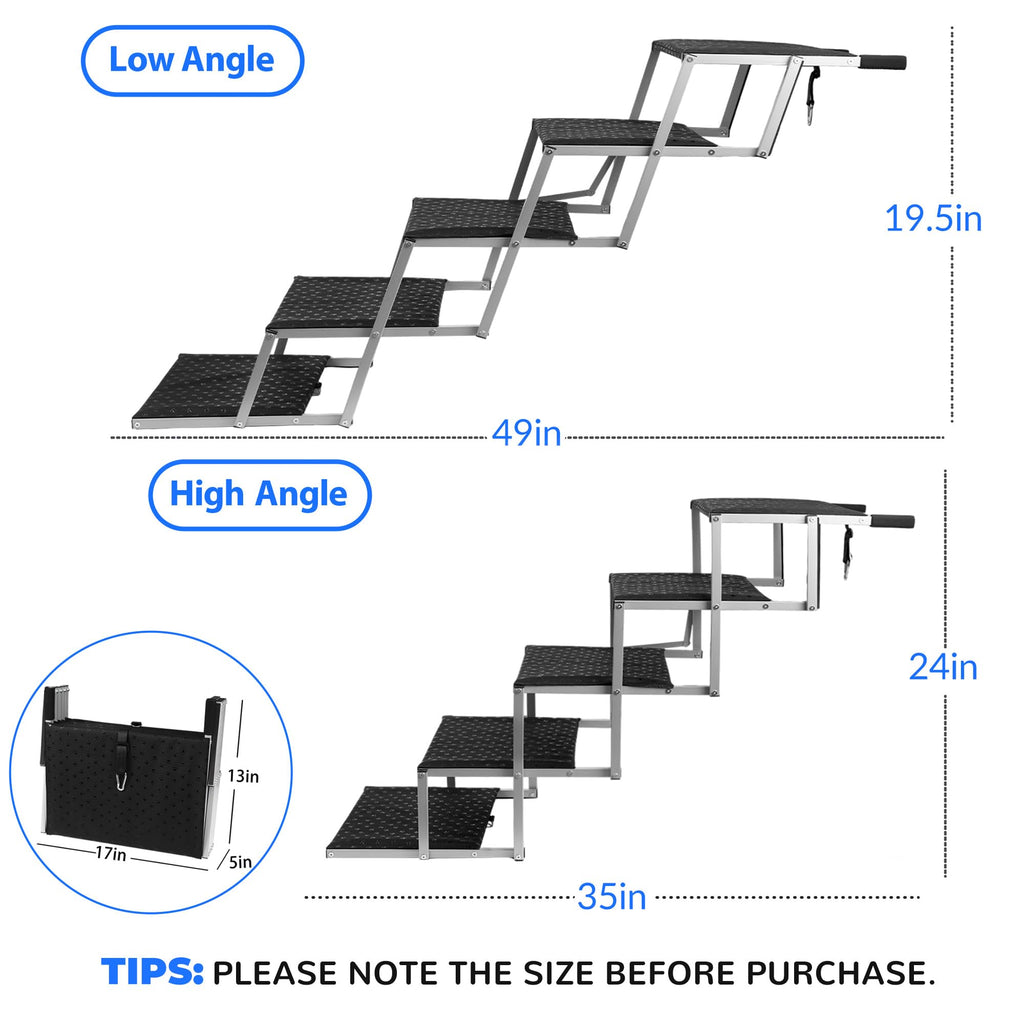 Foldable Dog Stairs for Car U6708