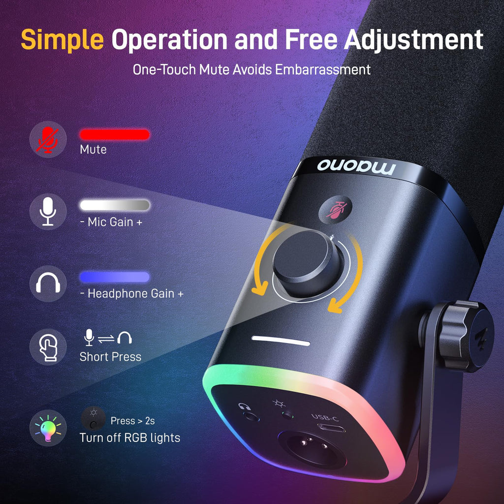 XLR USB Dynamic Gaming Microphone C239173