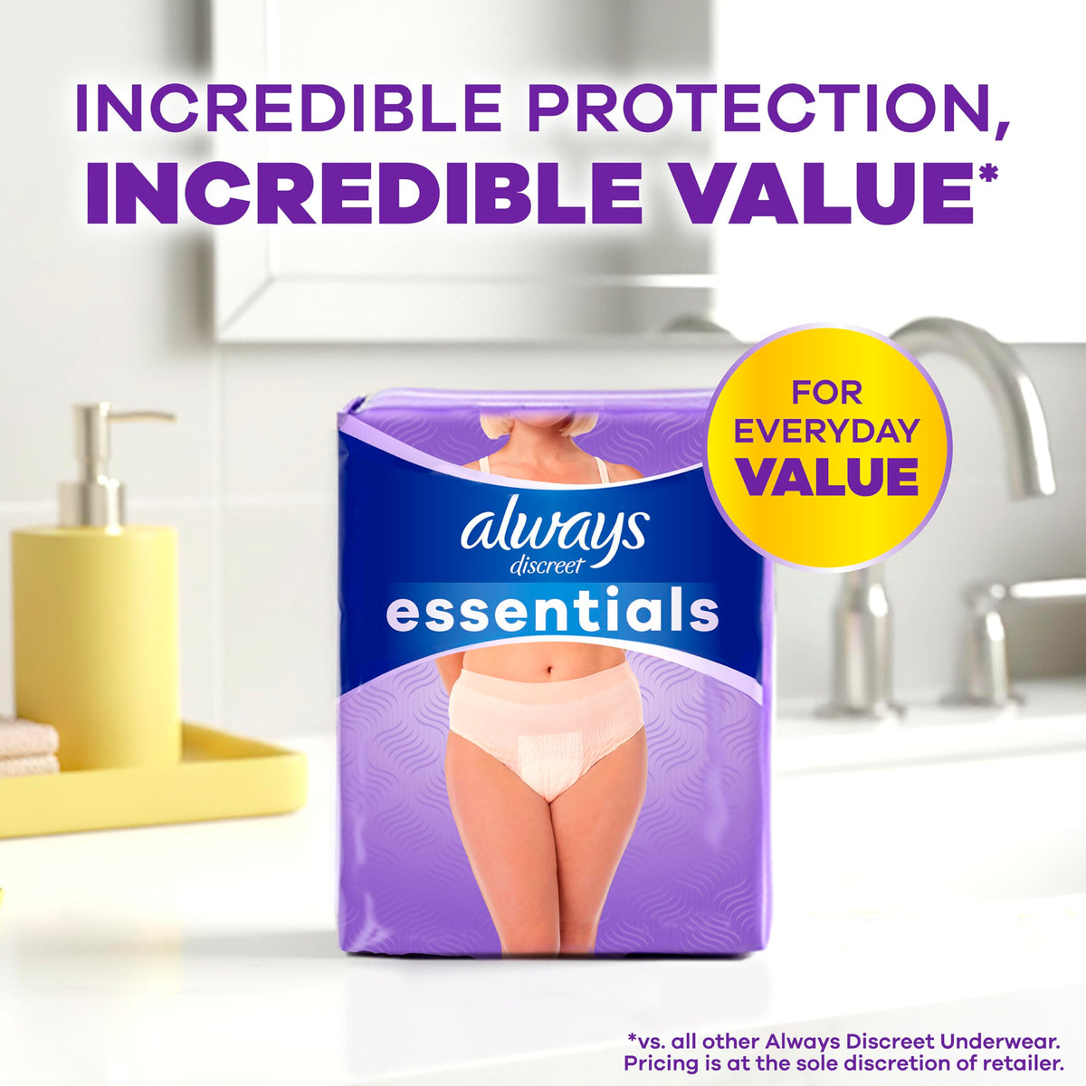 Adult Diapers for Women Size L 56 Count E816