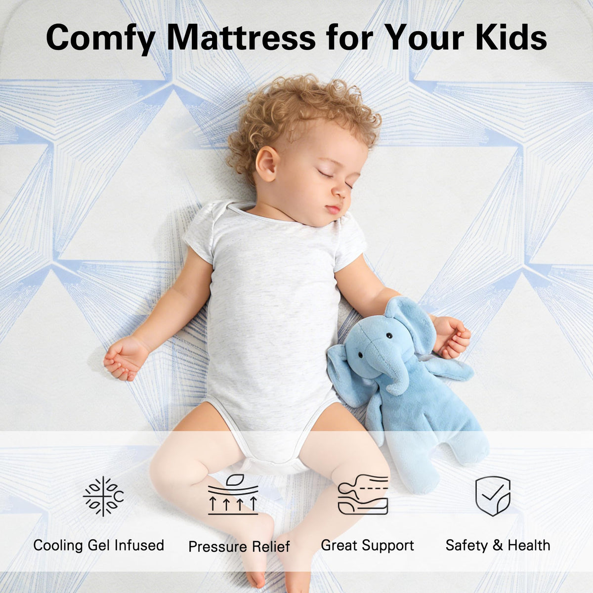 6 Inch Twin Gel Memory Foam Mattress S81437