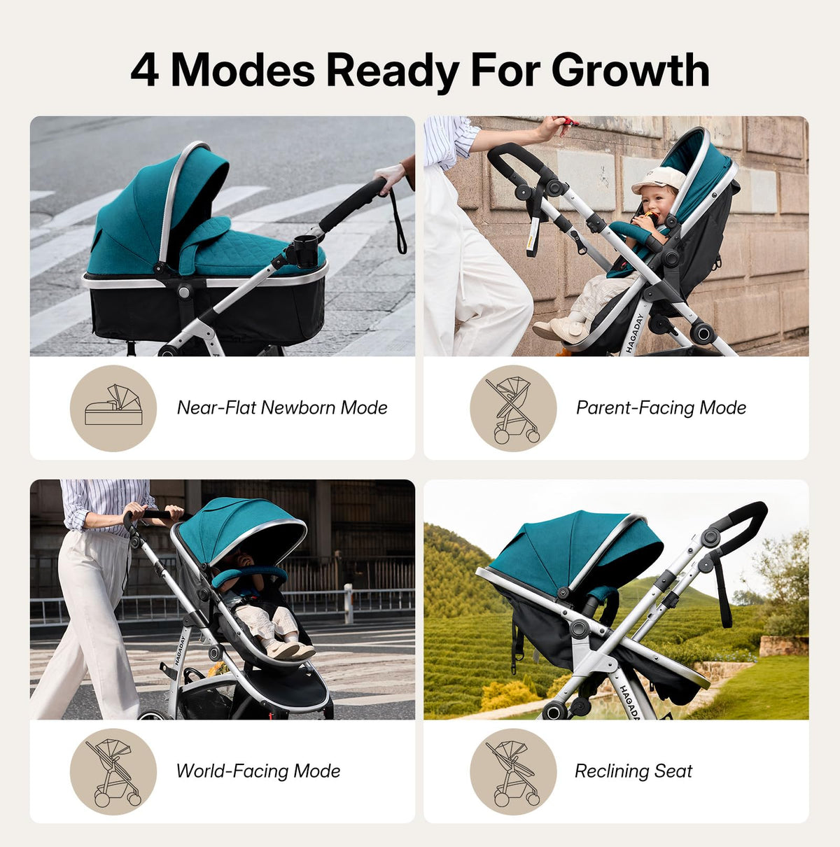 2-in-1 Reversible Baby Stroller O602571