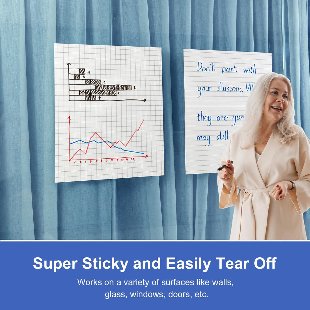 25 x 30 In Flip Chart Easel Pad, 30 Sheets/Pad, 4 Pads O448966