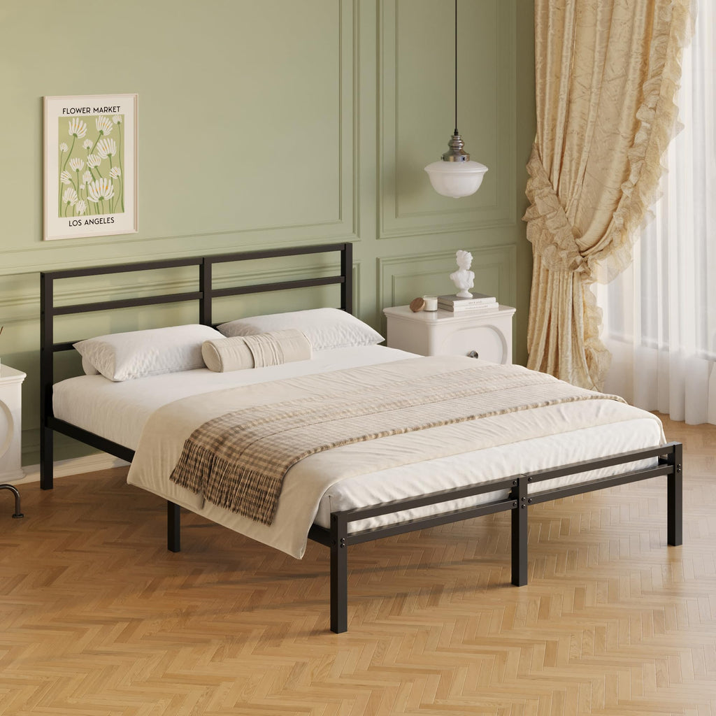 12 Inch Full Size Bed Frame with Headboard and Footboard O2236