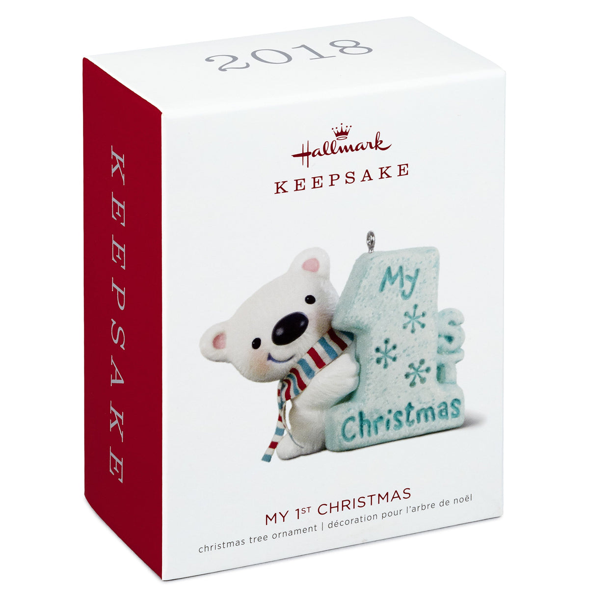 My 1st Christmas Polar Bear Ornament S8744
