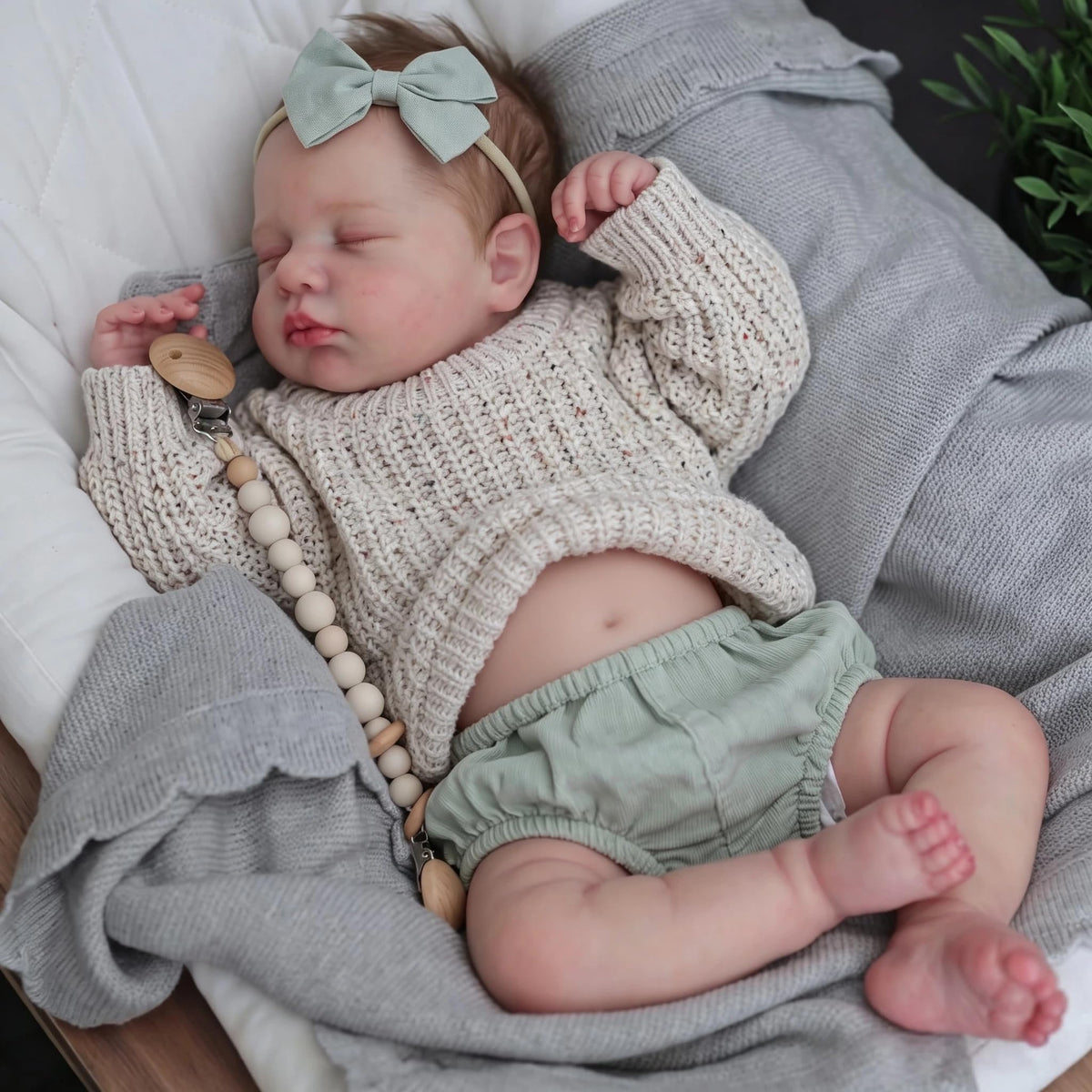 20 Inch Full Vinyl Realistic Reborn Baby Doll M36550