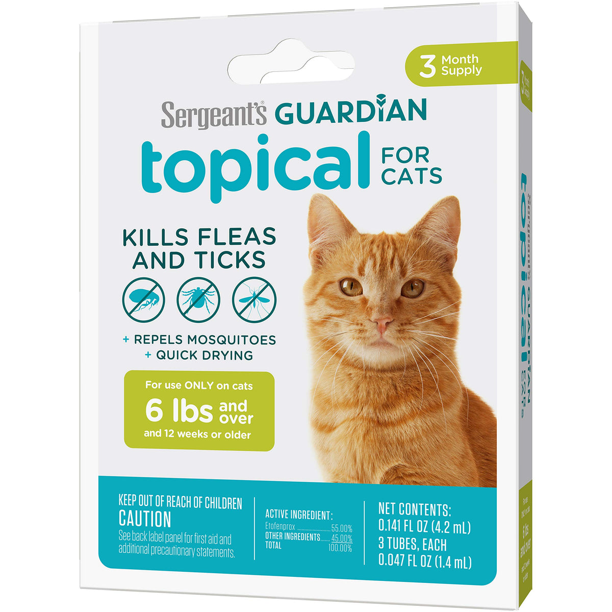 Flea & Tick Topical Cats 3-Month A2243