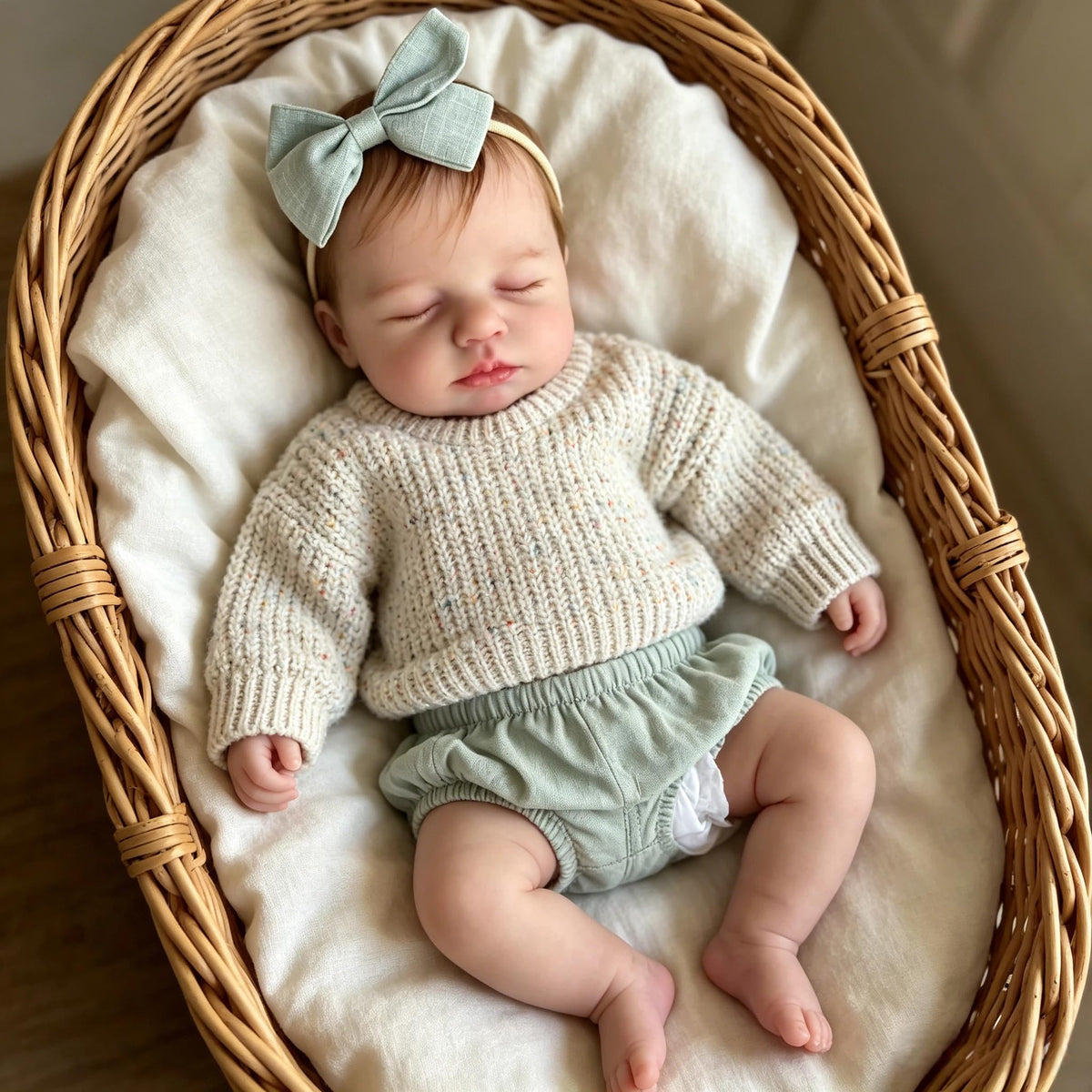 20 Inch Full Vinyl Realistic Reborn Baby Doll M36550