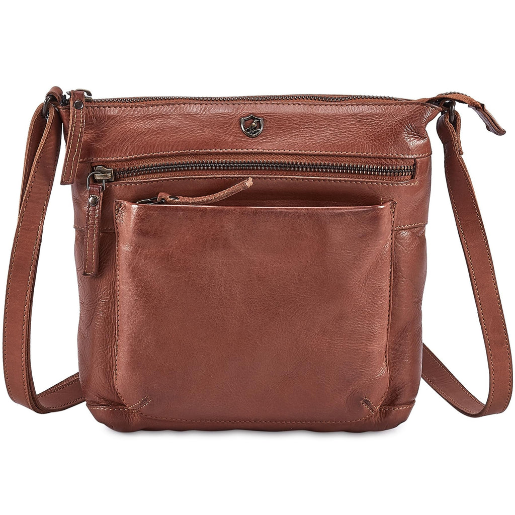 Small Genuine Leather Crossbody Bag with Adjustable Strap F617607